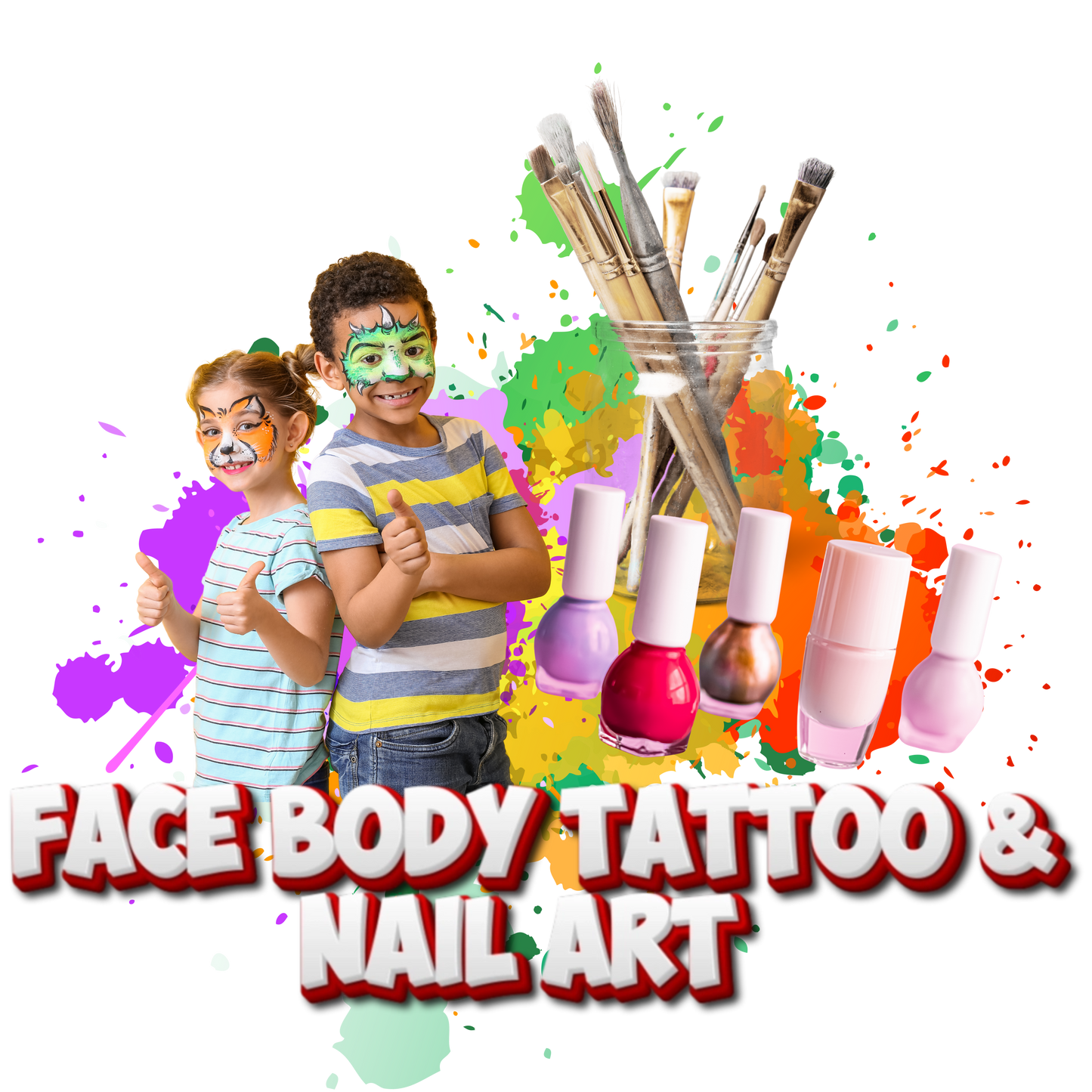 Face Painting, Tattoos and Nails