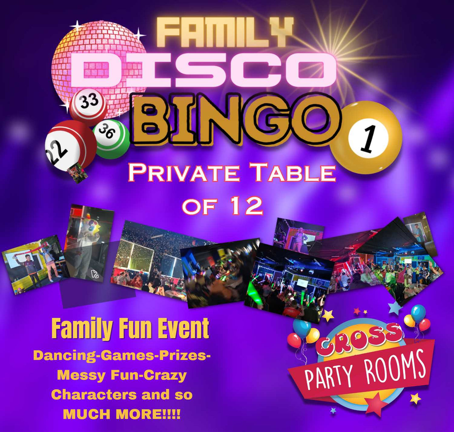 DISCO BINGO 29th May Private Table of 12