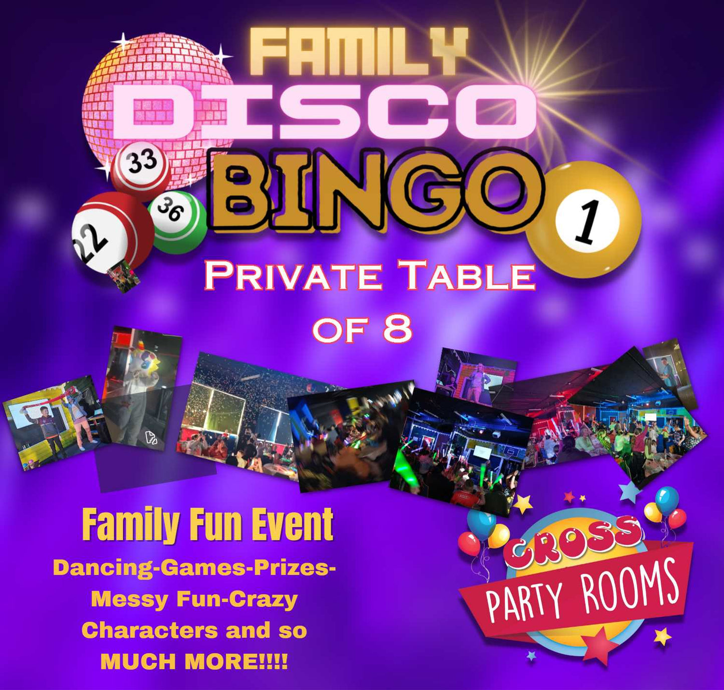DISCO BINGO 29th May Private Table of 8